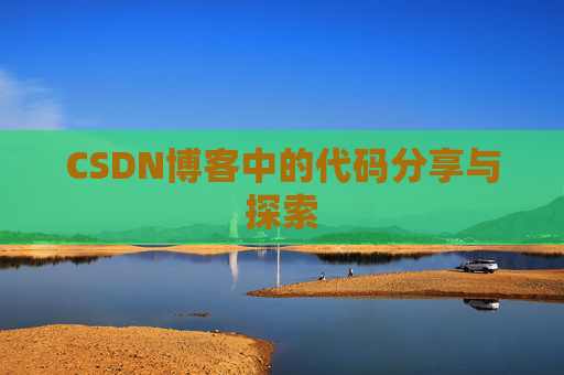 CSDN博客中的代码分享与探索